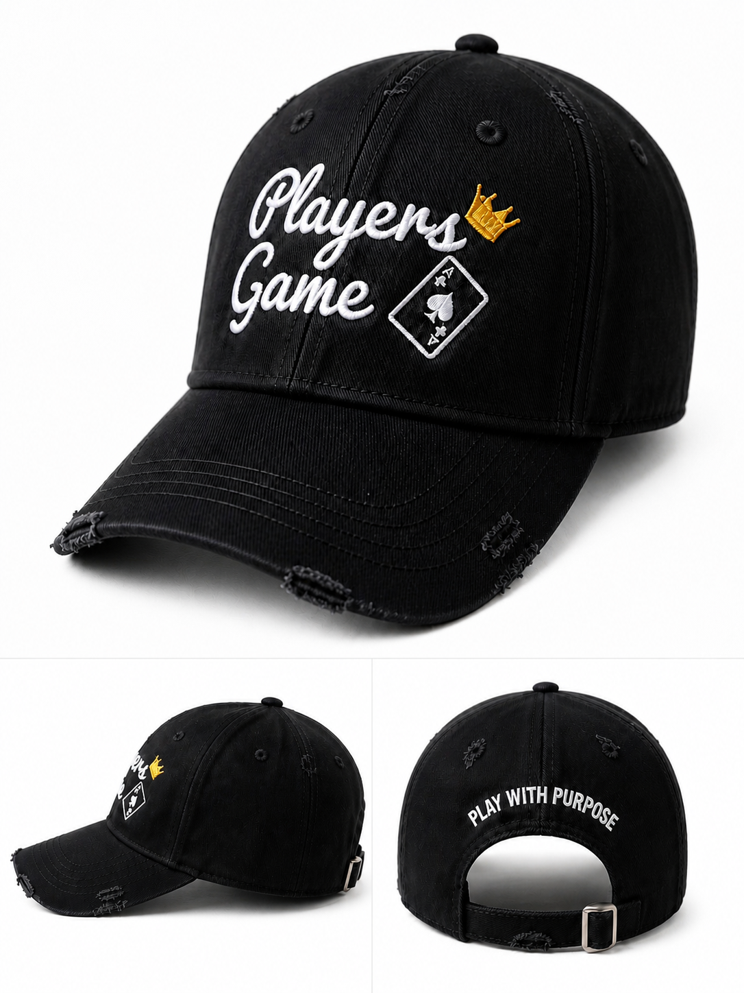 Players Game London Signature Crown Cap (Black)
