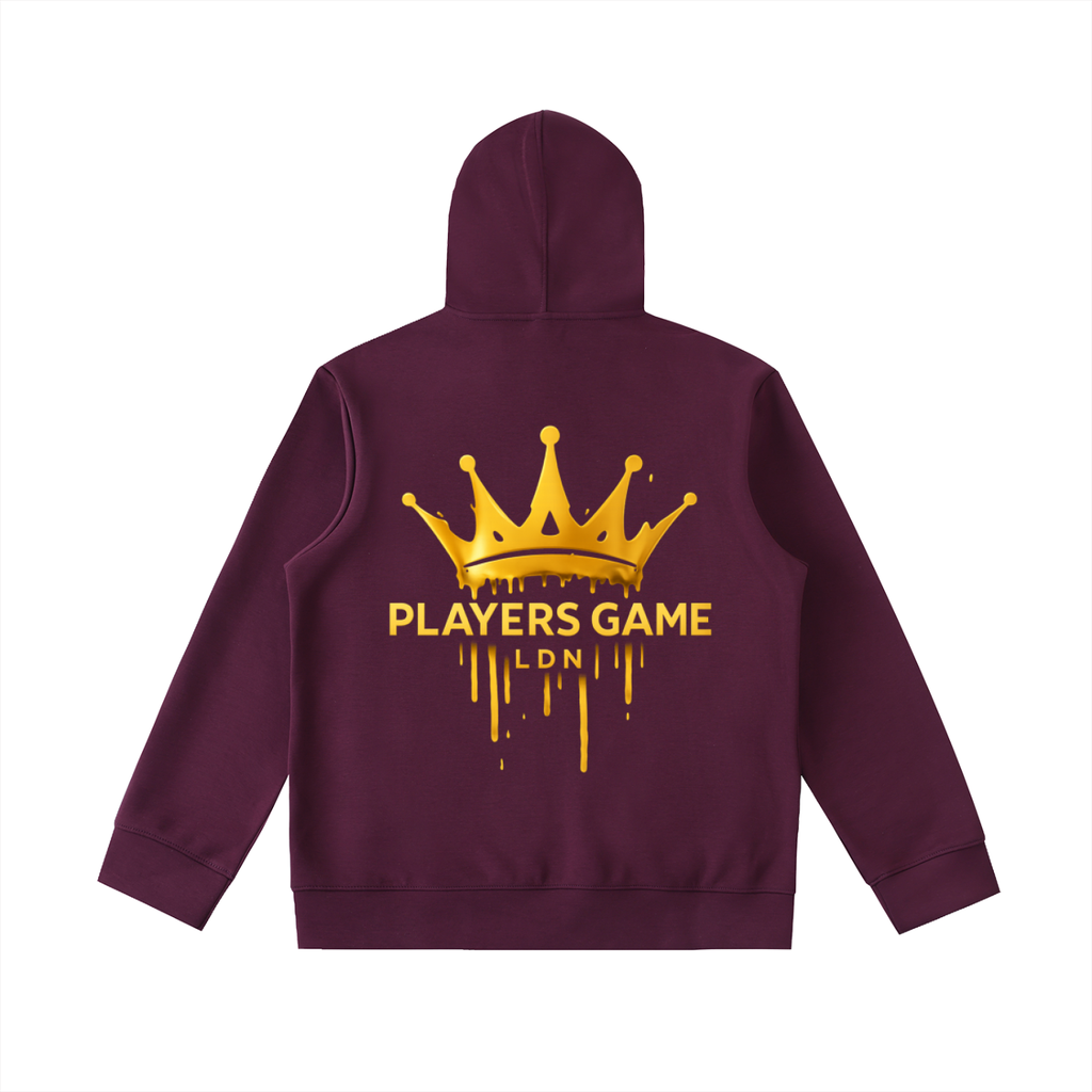 Players Game London Essential Heavyweight High Neck  Zip-Up Hoodie