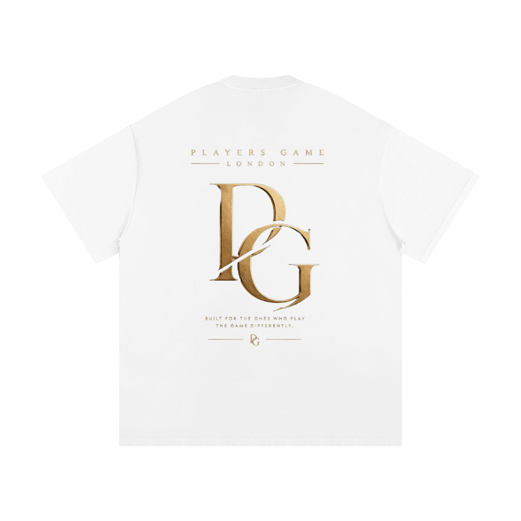 Signature Monogram T-Shirt – Black/Gold (Back Print)