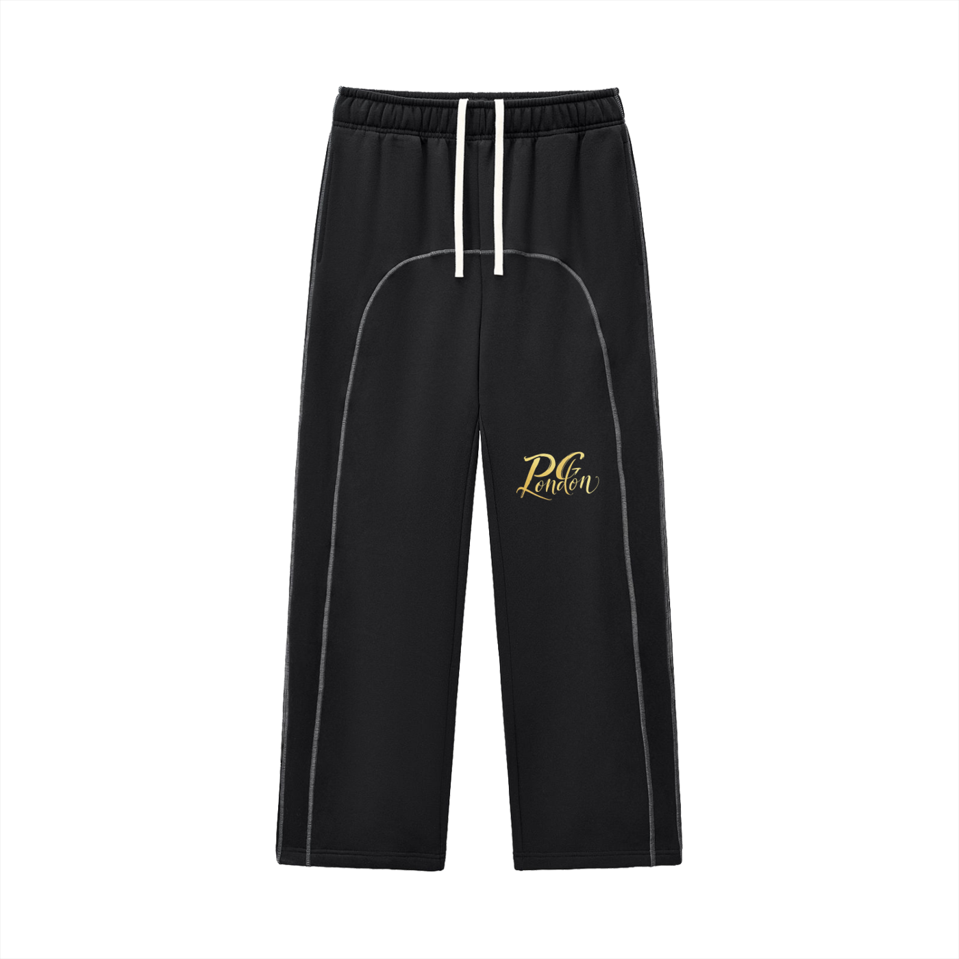 PG London Wide Leg Sweatpants/ Black