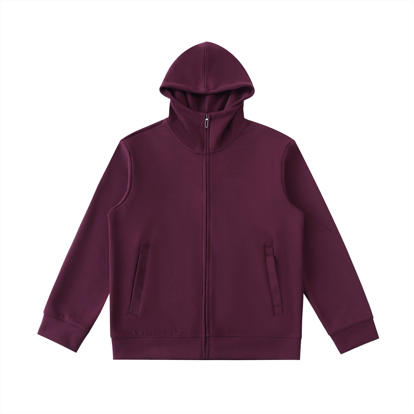 Money Essential Heavyweight High Neck  Zip-Up Hoodie