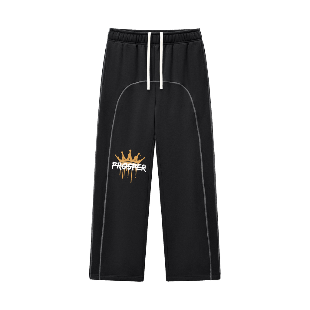 Prosper Contrast-Stitched Fleece Sweatpants