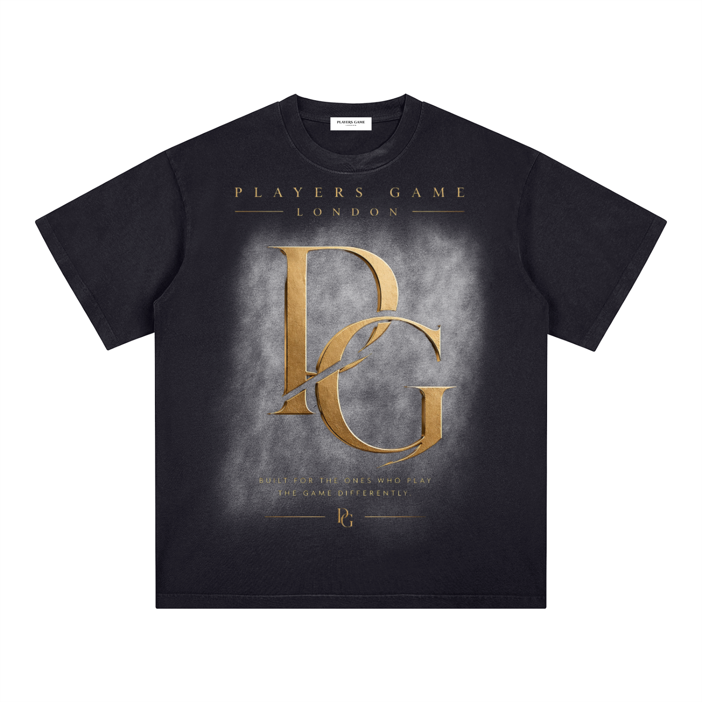 Signature Monogram T-Shirt – Black/Gold
